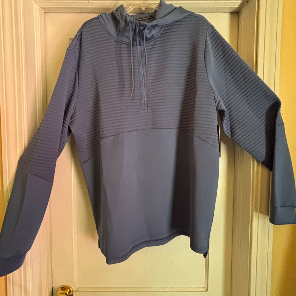Men's Blue Hooded Sweater